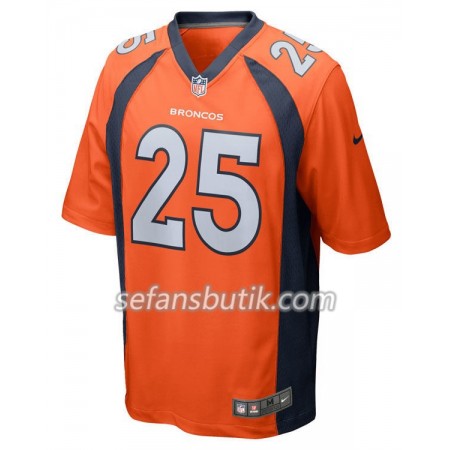 Denver Broncos Tröjor Chris Harris Jr. 25 Nike Orange - Herr Denver Broncos Tröjor Chris Harris Jr. 25 Nike Orange - Herr